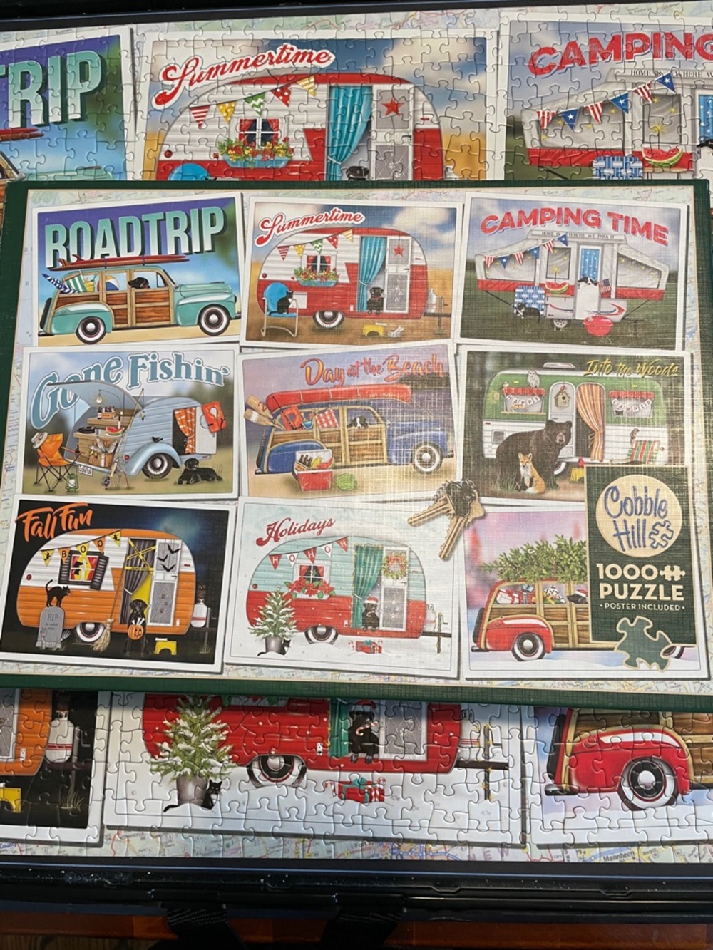 Cobble Hill Hitting The Road 1000 Piece Puzzle